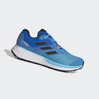 Zapatillas Trail Running Adidas Terrex Two Flow Hombre Chile Azules - PRSQMA268