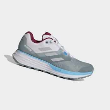 Zapatillas Trail Running Adidas Terrex Two Flow Mujer Chile Gris - RLFPGO859