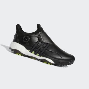 Zapatos Golf Adidas Tour360 22 BOA Hombre Chile Negras - BQMITD019