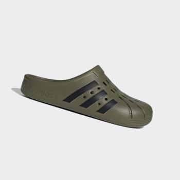 Zuecos Adidas Adilette Clogs Hombre Chile Verde - MOZYAG482